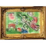 MARC CHAGALL 'Paris Opera - Romeo & Juliet', 1964, original lithograph, printed by Mourlot,