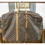 LOUIS VUITTON SIRIUS MONOGRAM OVERNIGHT HOLDALL, approx 45cm H x 62cm W.