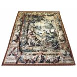 FINE VERDURE DESIGN TAPESTRY, 225cm x 173cm, huntsman with his dogs.