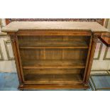 INVERTED BREAKFRONT OPEN BOOKCASE,