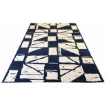 WILLIAM YEOWARD ABSTRACT RUG, 300cm x 200cm.