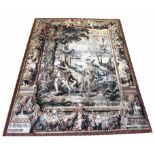 FINE VERDURE DESIGN TAPESTRY, 224cm x 164cm, matching previous lot.