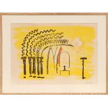 JOHN PIPER 'Tickencote - Rutland: The Norman Chancel arch', 1964, lithograph in colours, handsigned,