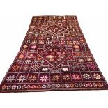 MOROCCAN BERBER CARPET, 346cm x 190cm, high atlas mountains design.