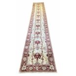 FINE ZEIGLER SERAPI DESIGN RUNNER, 500cm x 80cm,