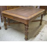 LIBRARY TABLE, Victorian Gothic Revival,