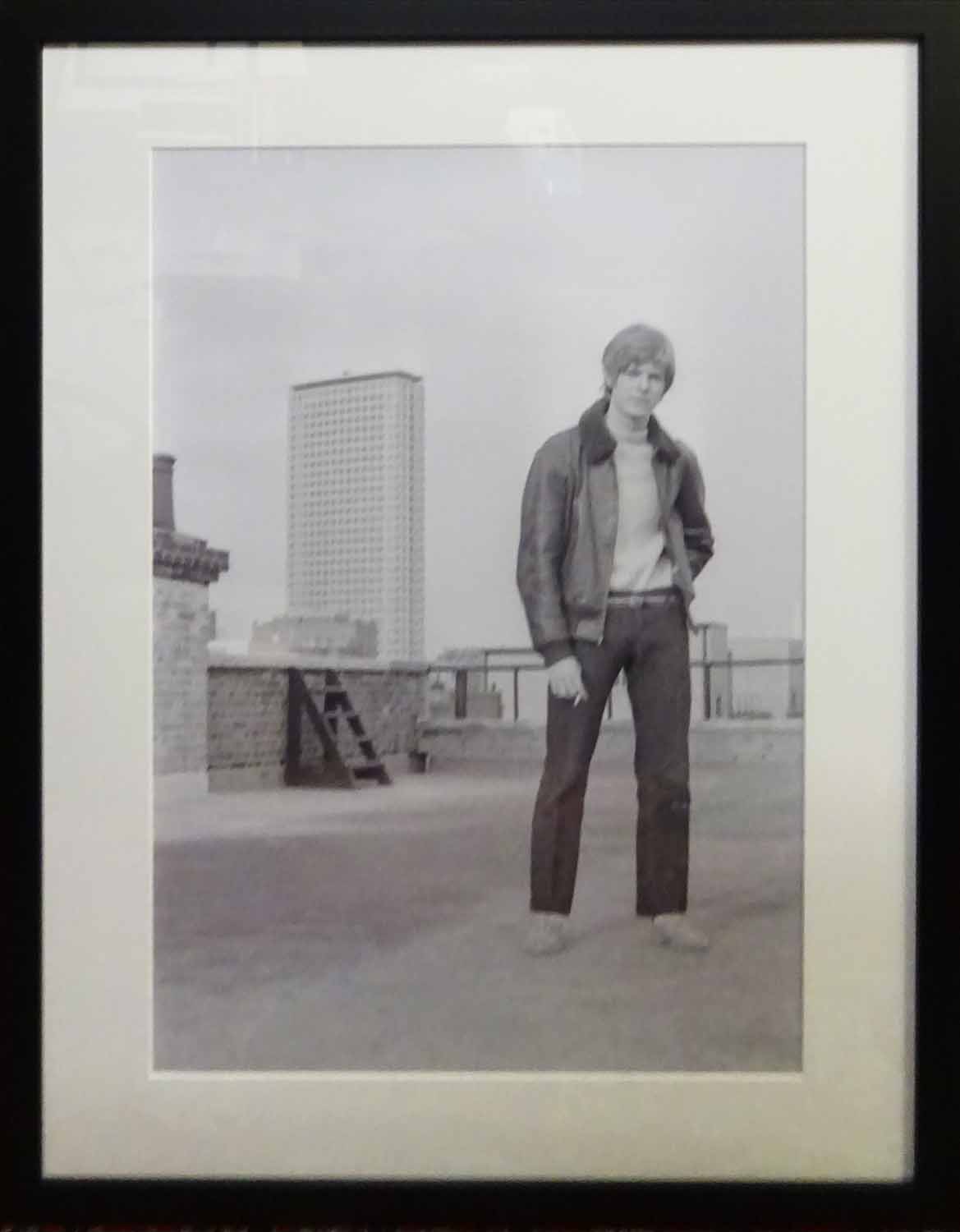 DAVID BOWIE IN 1967, from Soho House rooftop to Centrepoint, by Robin Bean, one of one, 55cm x 38cm,