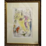 MARC CHAGALL 'Les Clowns Musiciens', lithograph, Derriere Le Miroir No.