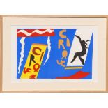 HENRI MATISSE, lithograph 'Le cirque' suite: Jazz, printed by Mourlot, 40cm x 60cm.