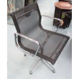 ICF ALUMINIUM GROUP SWIVEL CHAIR, by Charles & Ray Eames, 58cm W.