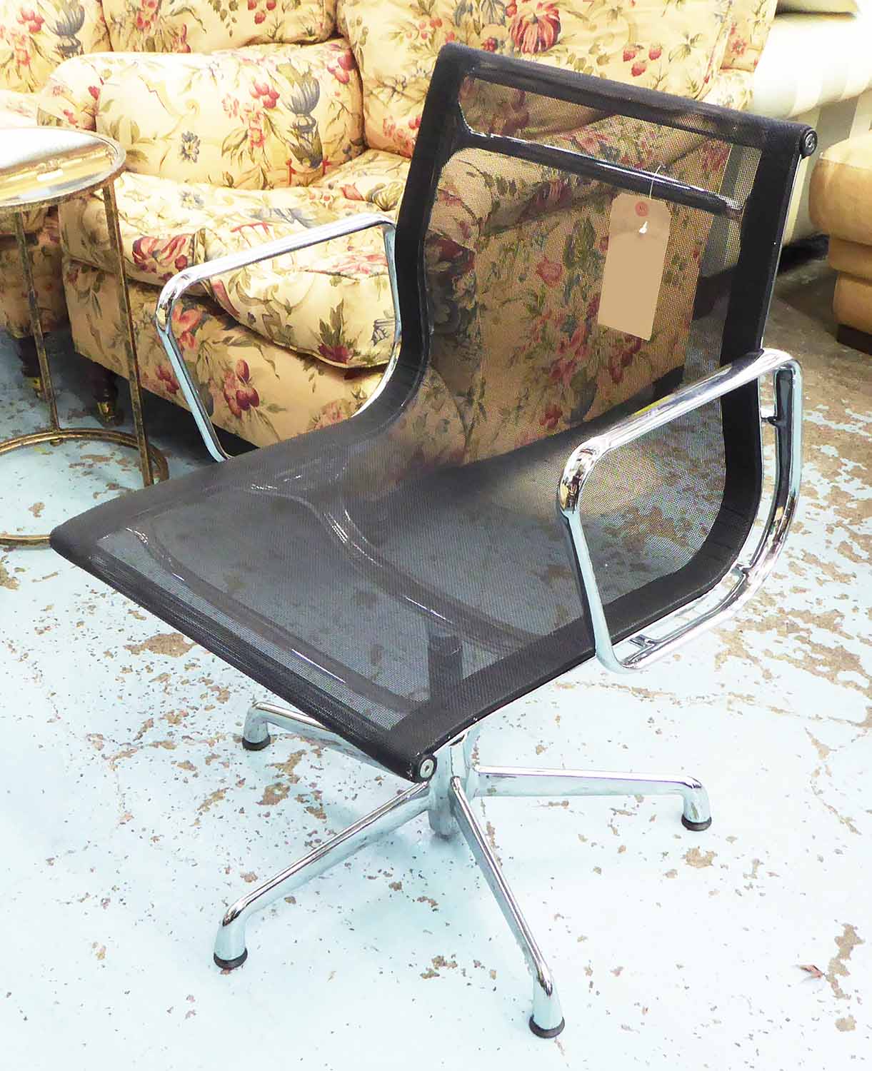 VITRA ALUMINIUM GROUP DESK CHAIR, by Charles and Ray Eames, 58cm W.