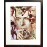 DAVID BOWIE 1990 - signed 'Sound and Vision Tour' program page, signed in ink, 40cm x 30cm,