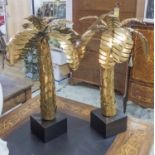 PALM TREES, a decorative pair, Maison Jansen inspired, 70cm H.