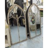 ORANGERY MIRRORS, a set of three, 123cm x 56cm.