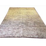 FINE PERSIAN GABBEH CARPET, 350cm x 360cm, Missoni inspired stripes.