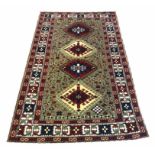 CAUCASIAN DESIGN RUG, 185cm x 115cm,