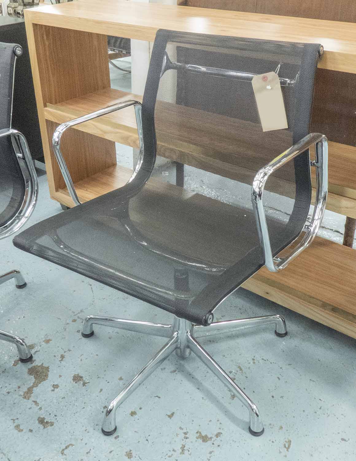 VITRA ALUMINIUM GROUP DESK CHAIR, by Charles and Ray Eames, 58cm W.