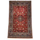 FINE PERSIAN ISPHAHAN RUG, 230cm x 137cm,