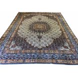 FINE PERSIAN MAHI DESIGN CARPET, 395cm x 298cm,