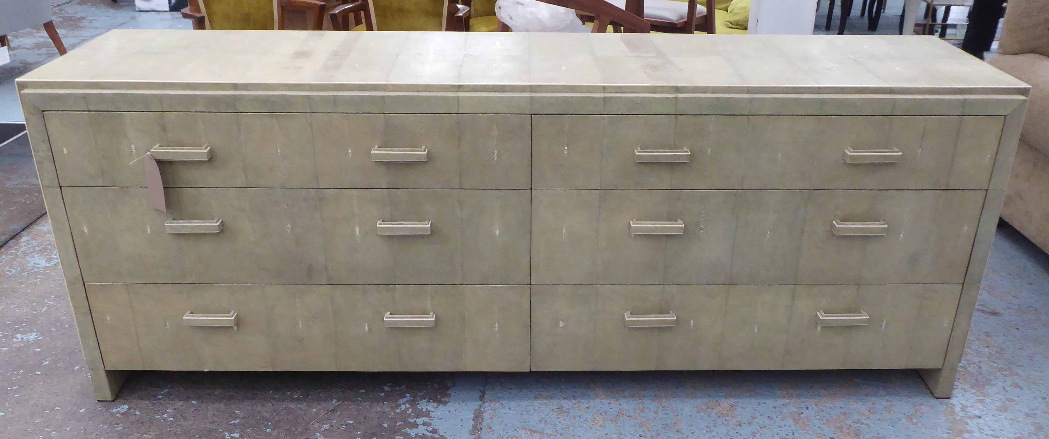 R&Y AUGOUSTI SIDEBOARD, of substantial proportions, shagreen finish, - Image 2 of 4