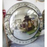 CONVEX MIRROR, Art Deco style, 169cm diam.