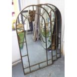 ORANGERY MIRRORS, a set of three, vintage French inspired style, 106cm x 55cm.