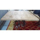 ANTLER BASE DINING TABLE, vintage Scandinavian inspired design, 80cm H.