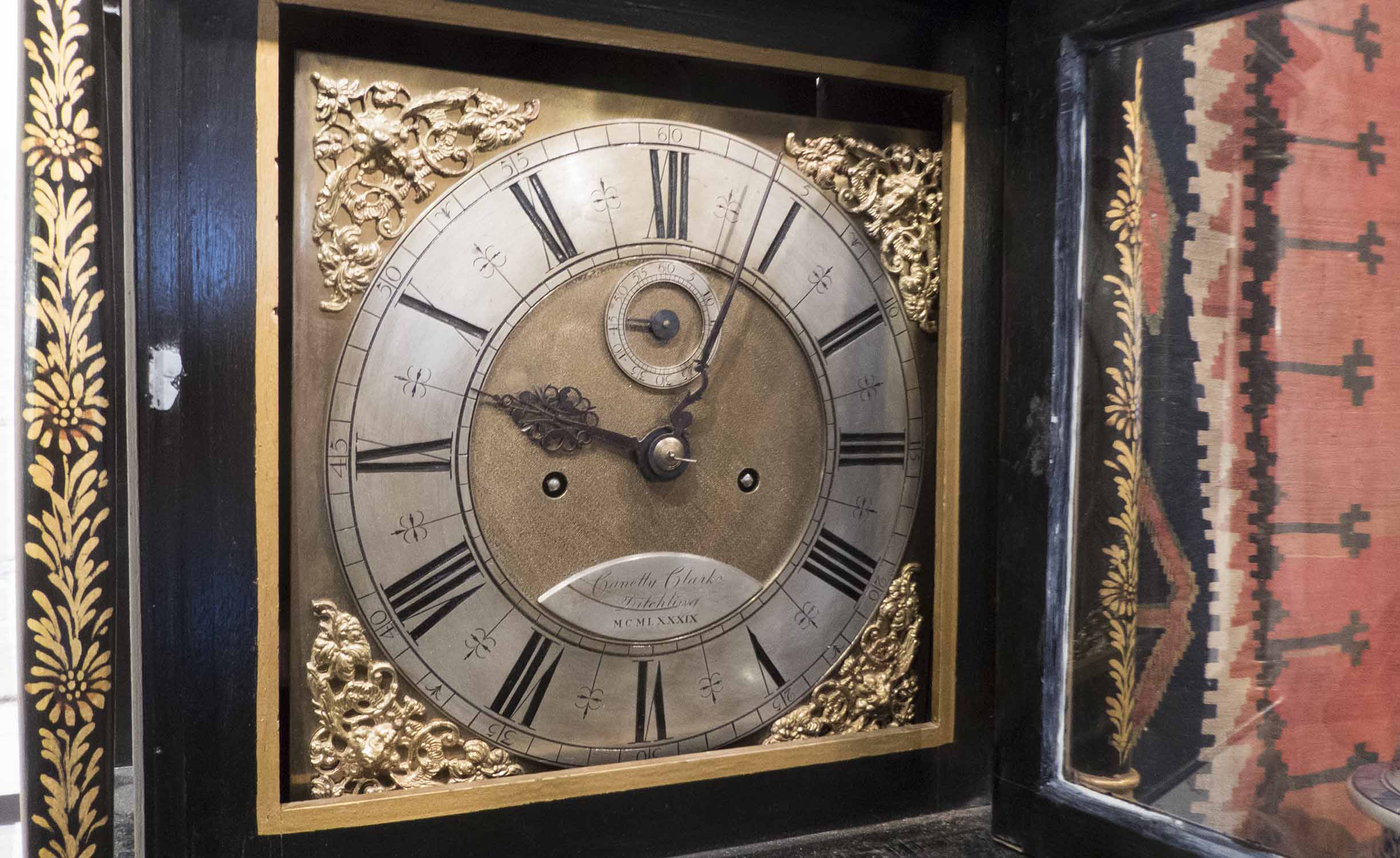 CHINOISERIE LONGCASE CLOCK, - Image 2 of 3