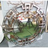 WALL MIRROR, Art Deco inspired design, 121cm D.