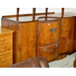 WALNUT VENEER SIDEBOARD