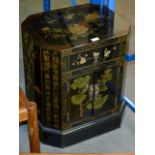 ORIENTAL STYLE LACQUERED CABINET