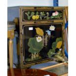 ORIENTAL STYLE LACQUERED CABINET