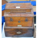 3 VARIOUS WOODEN BOXES