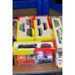 BOX SETS OF VARIOUS HORNBY TRAINS SETS