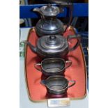 4 PIECE EPNS TEA SERVICE