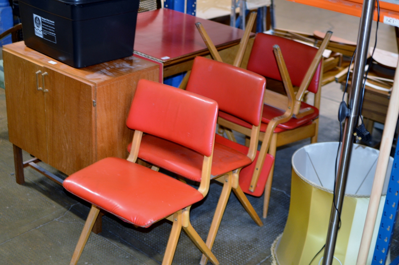 RETRO DROP LEAF TABLE & CHAIRS