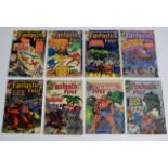 8 RARE & COLLECTABLE SILVER AGE COMIC BOOKS - THE FANTASTIC FOUR, VOLUMES 31, 34, 39, 42, 43, 44, 51