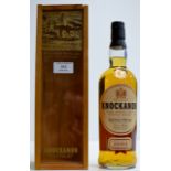 JUSTERINI & BROOKS KNOCKANDO 1980 SPEYSIDE PURE SINGLE MALT SCOTCH WHISKY WITH WOODEN PRESENTATION