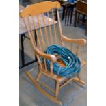 MODERN PINE ROCKING CHAIR