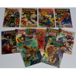 12 RARE & COLLECTABLE SILVER AGE COMIC BOOKS - THE FANTASTIC FOUR, VOLUMES 60, 61, 62, 63, 65, 66,