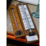 2 OLD THERMOMETERS