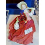 ROYAL DOULTON FIGURINE ORNAMENT "AUTUMN BREEZES" - HN1934