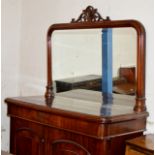 VICTORIAN MAHOGANY MIRRORED BACK SIDEBOARD