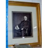 LARGE GILT FRAMED PORTRAIT PICTURE