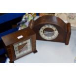 2 MANTLE CLOCKS VARIOUS