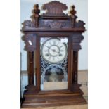 GINGERBREAD STYLE MANTLE CLOCK