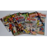 18 RARE & VINTAGE SILVER AGE COMIC BOOKS - X-MEN, ISSUE NUMBERS 5, 6, 13, 15, 18, 24, 25, 29, 31,