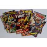 15 RARE & VINTAGE SILVER AGE COMIC BOOKS - THOR, ISSUE NUMBERS 102, 113, 122, 125, 126, 127, 132,