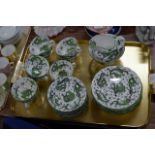 TRAY WITH QUANTITY TUSCAN DRAGON DESIGN TEA WARE