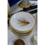 3 ROYAL WORCESTER DECORATIVE FOOTED DISHES